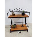 Ver imagem 4 de Prateleira decorativa parede temperos ferro madeira artesanato mineiro