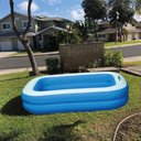 Ver imagem 6 de Piscina Inflável Retangular Azul 302 Litros 150 cm Com Bomba PVC VG+ VG Plus