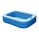 Ver imagem 2 de Piscina Inflável Retangular Azul 302 Litros 150 cm Com Bomba PVC VG+ VG Plus