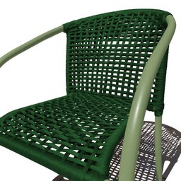 Cadeira Corda Náutica Área Externa e Interna Base Alumino:verde - 2