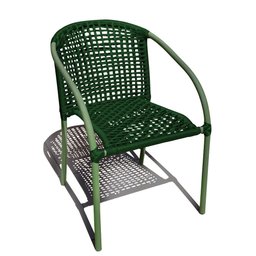 Cadeira Corda Náutica Área Externa e Interna Base Alumino:verde - 1
