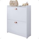 Ver imagem 1 de Sapateira Closet Vertical Organizadora 12 Pares Calçados Prateleira Gavetas Basculante Branco - Rpm