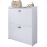 Sapateira Closet Vertical Organizadora 12 Pares Calçados Prateleira Gavetas Basculante Branco - Rpm - 1