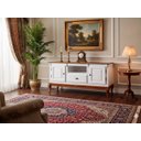 Ver imagem 2 de Rack Hanover 2 Portas Madeira 1 Gaveta Pés Luis Xv 75 X 150 X 40 (a X L X P)