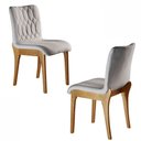 Ver imagem 3 de Sala de Jantar Moderna com 8 Cadeiras 1,50x1,50m - Velvet - Requinte Salas