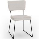Ver imagem 3 de Kit 04 Cadeiras Decorativas Para Sala De Jantar Allana L02 Bouclê Cru - Lyam Decor