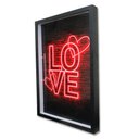Ver imagem 1 de Quadro Cofre Porta Objetos Love TaColado Moldura Preta