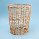 Ver imagem 2 de Cesto Organizador Redondo Vazado 40cm de Palha Multiuso - Oikos