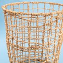 Ver imagem 5 de Cesto Organizador Redondo Vazado 40cm de Palha Multiuso - Oikos