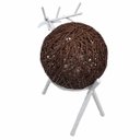 Ver imagem 5 de Luminaria Abajur Cervo Enfeite Decoraçao Mesa Rena Natal Quarto Estante Sala Prateleira Decorativo R