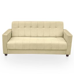 Sofá + 2 Poltrona para Sala de Estar Moderno Confortável Veneza Suede - 5