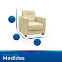 Ver imagem 7 de Sofá + 2 Poltrona para Sala de Estar Moderno Confortável Veneza Suede