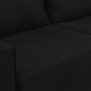 Ver imagem 5 de Sofá 2 Lugares Onix 1,80M para Sala Confortavel Sued Herrero:Preto