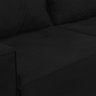 Sofá 2 Lugares Onix 1,80M para Sala Confortavel Sued Herrero:Preto - 5