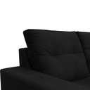 Ver imagem 4 de Sofá 2 Lugares Onix 1,80M para Sala Confortavel Sued Herrero:Preto
