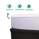 Ver imagem 5 de Protetor Impermeável Capa Colchão Malha Casal Queen Zambrano