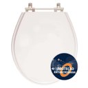 Ver imagem 2 de Assento Sanitario Poliester Antibacteriano Ravena Branco para Vaso Deca