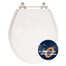 Assento Sanitario Poliester Antibacteriano Ravena Branco para Vaso Deca - 2