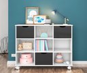 Ver imagem 2 de Nicho Organizador Branco com 3 Gavetas Pretas 1478 Qmovi