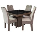 Ver imagem 2 de Conjunto Mesa Quadrada New Nevada com 4 Cadeiras Talismã