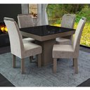 Ver imagem 1 de Conjunto Mesa Quadrada New Nevada com 4 Cadeiras Talismã