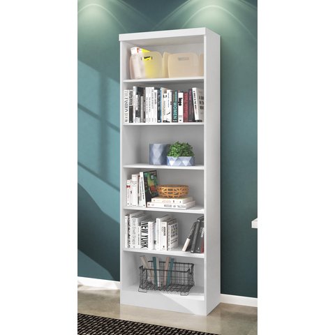 Livreiro Multiuso S/pts Branco 1404 - Qmovi