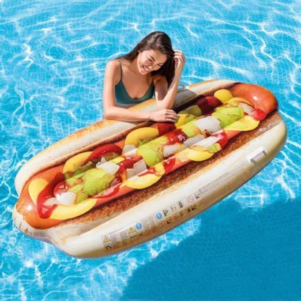 Colchão Inflável para Piscina Hotdog - Intex - 3