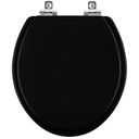 Ver imagem 1 de Assento Sanitário Soft Close Angra Preto para Vaso Ideal Standard