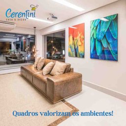 Tela Moldura Mdf/canvas Branco 45x70 Cm Imagem 1198 Selezione Decor - 5