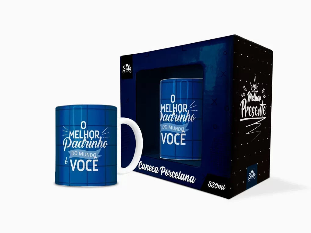 CANECA PADRINHO 330ML - 2