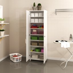 Armário Multiuso com 2 Portas Branco - 2