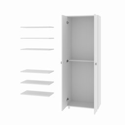 Armário Multiuso com 2 Portas Branco - 5