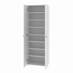 Armário Multiuso com 2 Portas Branco - 6