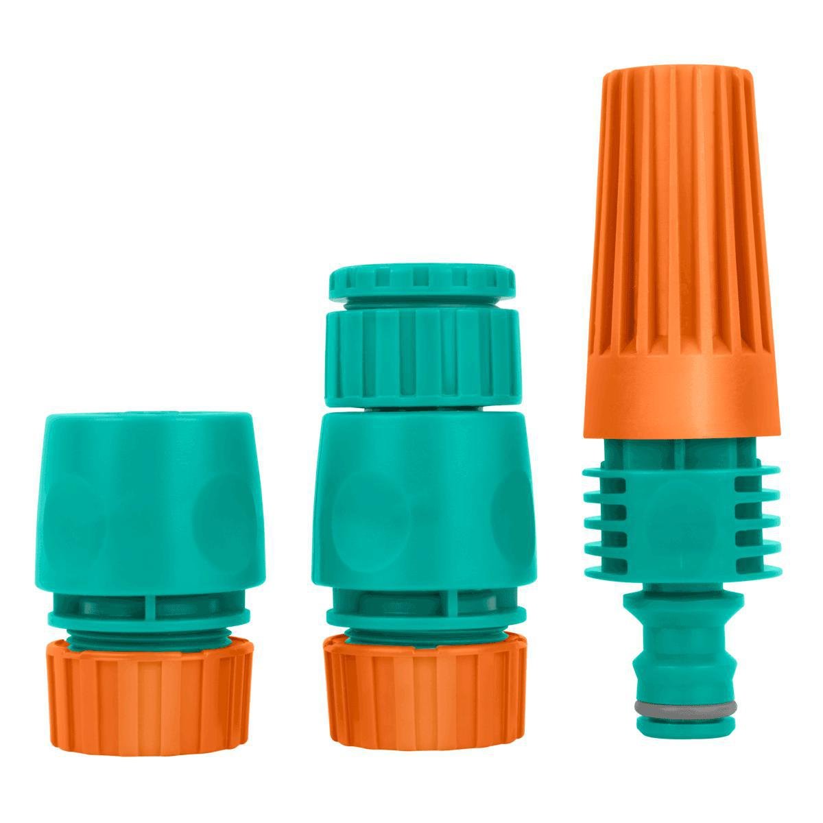 Kit Esguicho Engate Rápido para Mangueira 1/2 com 4 Peças | MadeiraMadeira