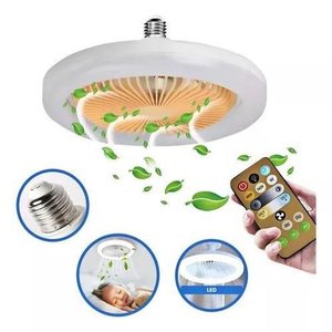 Ventilador Teto: Luz Led e Ventilação Oscilante 30w Controle