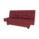 Ver imagem 2 de Sofá Cama Laila Veludo Vinho E432 - Matrix