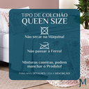 Ver imagem 7 de Colcha Queen Size Babado Florença Bordado Dupla Face 200 Fios Bouti:rosa