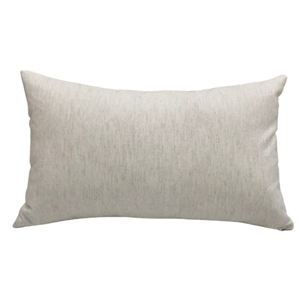 Almofada em Linho Tramado Offwhite Retangular:Completa