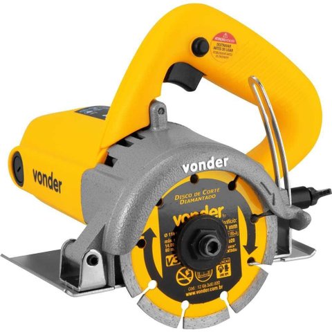 Serra Mármore Profissional 110mm com Disco 1300w Smv1300 220v - Vonder 6001130002