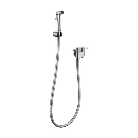 Ducha Higiênica Aço Inox Registro Duplo Saída Nox20 Doan