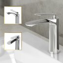 Ver imagem 1 de Torneira de Banheiro Lavabo Grécia Monocomando 100% Metal Premium Quente e Fria Cromada Goldenx