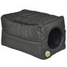 Caminha para Cães e Gatos Modelo 2 em 1: Toca, Tenda ou Tunel e Cama São Pet M 50x33x33cm - Preto - 2