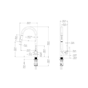 Ver imagem 5 de Monocomando Docolspice Pro Cromado Gourmet Cozinha mesa (4 a 40 Mca) - Docol