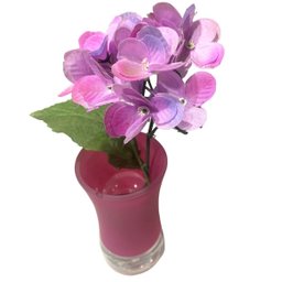 Vaso de Vidro Grosso Colors Decorativo Rosa 18cm Espressione Vaso Decorativo, Vaso de Vidro Decorati - 7