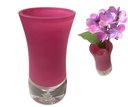 Ver imagem 1 de Vaso de Vidro Grosso Colors Decorativo Rosa 18cm Espressione Vaso Decorativo, Vaso de Vidro Decorati
