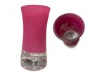 Ver imagem 2 de Vaso de Vidro Grosso Colors Decorativo Rosa 18cm Espressione Vaso Decorativo, Vaso de Vidro Decorati