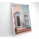 Ver imagem 2 de Quadro Portas Coloridas 40x60 Cm Adesivo Fotográfico