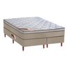 Cama Box + Colchão Castor Queen Innovation One Face Tecnopedic 158x198x54cm - 1