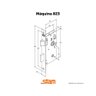 Fechadura Rq1 Preto Fosco - Stam 823-21 Banheiro - 3