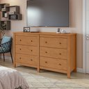 Ver imagem 6 de Cômoda Horizontal Maggiore 6 Gavetas Lopas